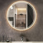 Bathroom Mirror -  Round - with LED Lights Circle & Anti-Fog